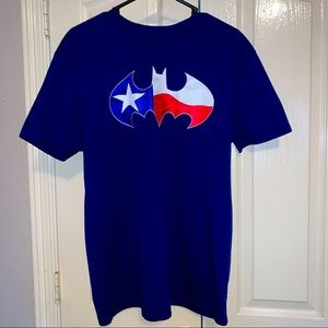 Unisex Batman Texas Flag Tshirt